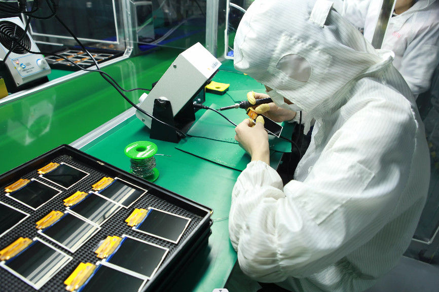 HuaXin display Technology  Co.,Ltd línea de producción de fábrica