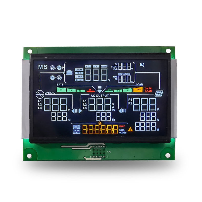 5V LCM LCD Display With Negative Mode And Va Size 99.0*24.0mm