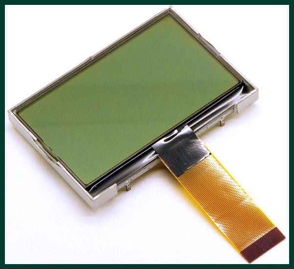 High Brightness LED Backlight LCM LCD Display With Active Area Of 30.5 X 14mm 3.3 V