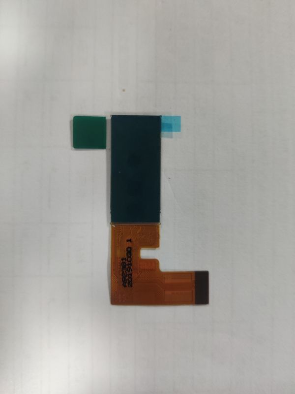 Vertical OLED AM display module with a resolution of 120 x 200 and an SPI interface of 0.95 inches